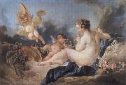 Francois Boucher The Muse Euterpe oil